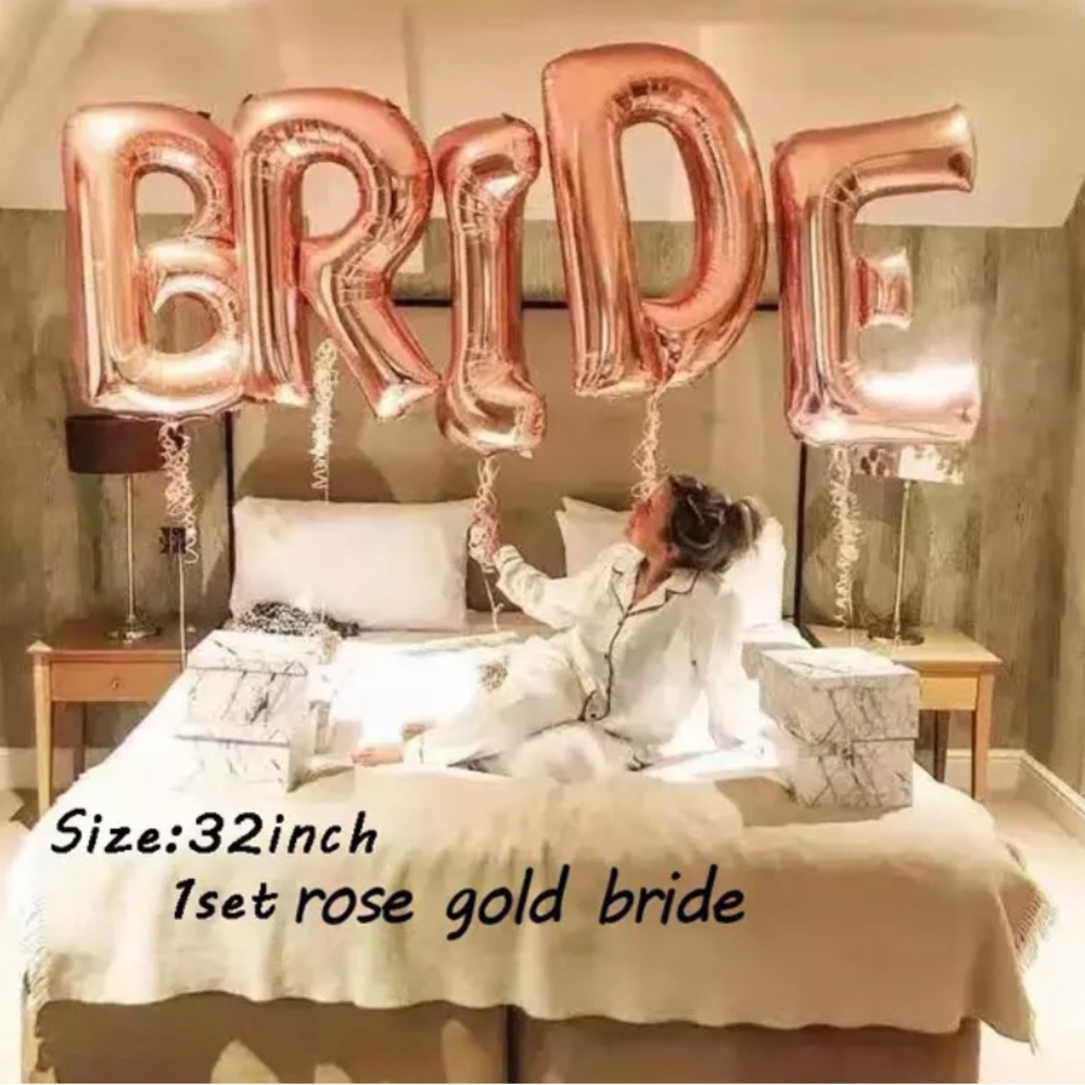 JUMBO "BRIDE" FOIL BALLOON 32”